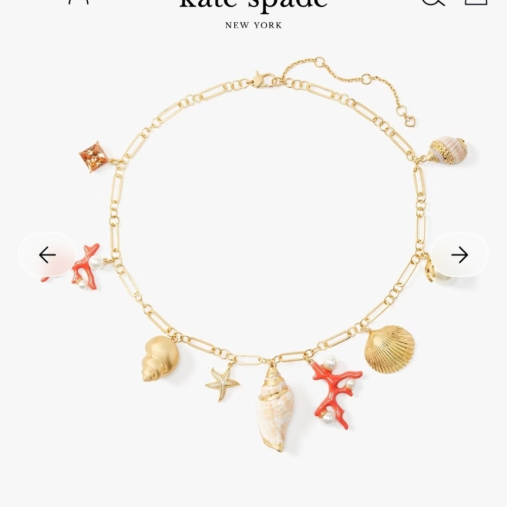 Kate spade Reef Treasure Charm Necklace